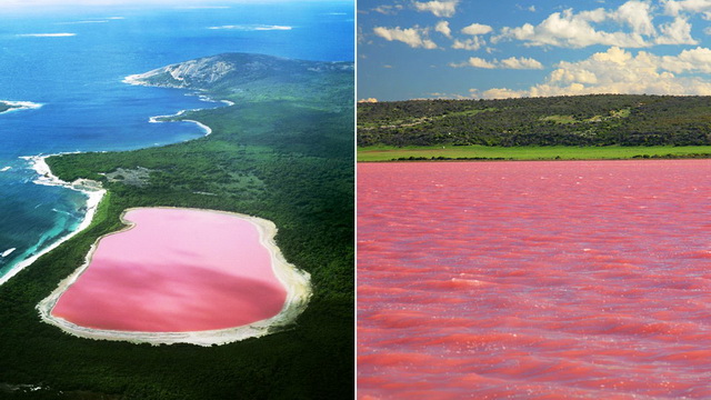 10 Naturally Pink Lakes